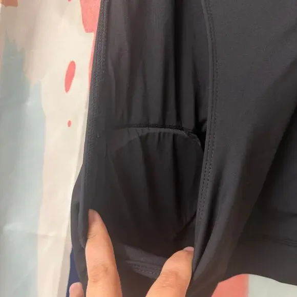 Halara SoftlyZero QuickDry Polo Collar V Neck Racerback Cropped Tennis Tank Top - Picture 11 of 13